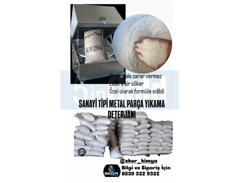 SANAYİ TİPİ MAKİNA PARÇALARINI YIKAMA DETERJANI 